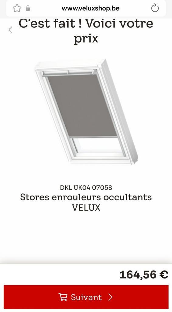 Récent et impeccable store VELUX occultant pour UK 04, Maison & Meubles, Ameublement | Rideaux & Stores à lamelles, Enlèvement