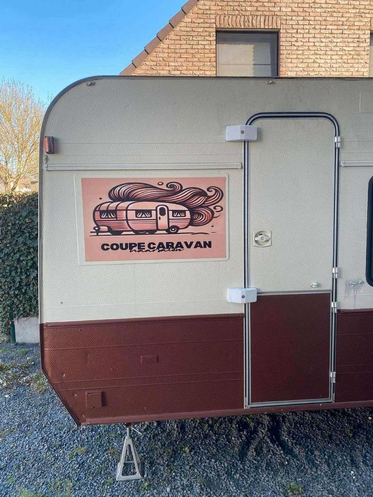 Caravan omgebouwd tot haarsalon., Caravans en Kamperen, Caravans, Particulier, Ophalen