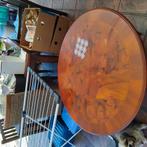 ronde salontafel, Huis en Inrichting, Tafels | Statafels, Ophalen, Gebruikt
