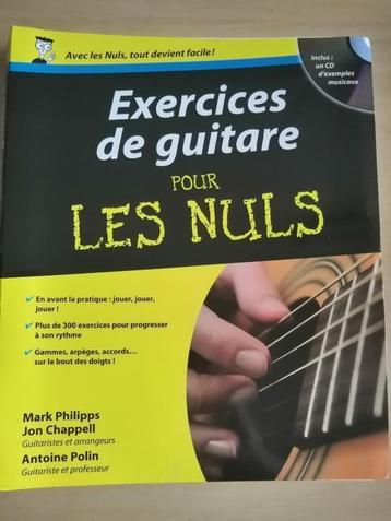 Exercices de guitare pour les nuls - CD inclus de J Chappell beschikbaar voor biedingen