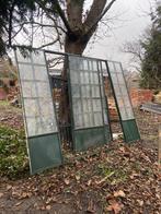 Raam in metalen kader, Doe-het-zelf en Bouw, Glas en Ramen, Ophalen, Gebruikt, Overige typen, 160 cm of meer