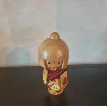 Charmante "Ai Gasa" Kokeshi van Aramaki Kyoho beschikbaar voor biedingen