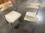 stoelen, Huis en Inrichting, Stoelen, Ophalen, Gebruikt, Wit, Vijf, Zes of meer stoelen