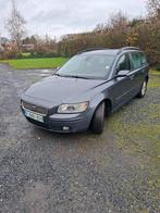 Volvo V50 Tdi, Auto's, Lederen bekleding, Zwart, Leder en Stof, 5 deurs
