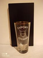 Oud geverfd bierglas Export Zeeberg 33CTL, Verzamelen, Biermerken, Ophalen of Verzenden, Gebruikt, Glas of Glazen, Overige merken