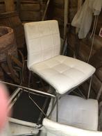 4 stoelen, Huis en Inrichting, Stoelen, Ophalen, Wit, Zo goed als nieuw, Vier