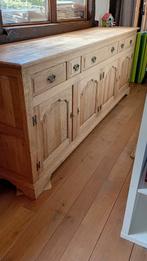Eiken dressoir gezandstraald, Huis en Inrichting, Ophalen, Gebruikt, Eikenhout, 200 cm of meer