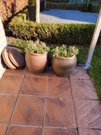 Stenen bloempot, Tuin en Terras, Tegels en Klinkers, Ophalen