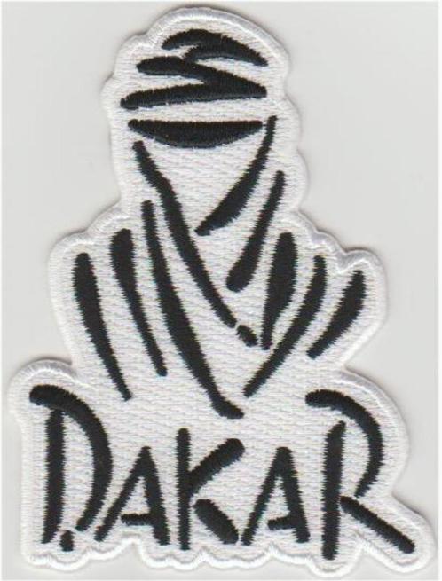 Dakar stoffen opstrijk patch embleem #3, Collections, Marques automobiles, Motos & Formules 1, Neuf, Envoi
