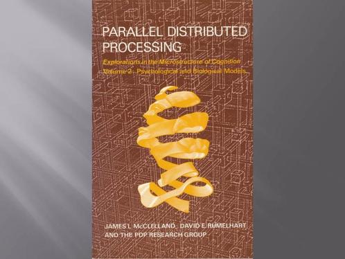 D.E. Rumelhart et al. – Parallel Distributed Processing vol., Boeken, Studieboeken en Cursussen, Gelezen, Hoger Onderwijs, Beta