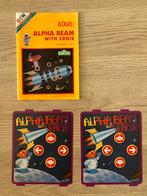 Atari 2600 alpha beam with Ernie manual and overlays, Games en Spelcomputers, Games | Atari, Atari 2600, Ophalen of Verzenden