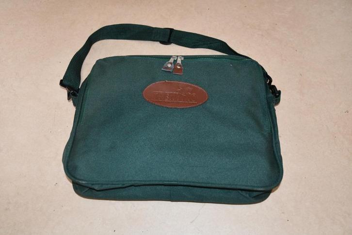 Groene labtop draagtas van Trentino, Informatique & Logiciels, Sacoches d'ordinateur portable, Utilisé, Sac à bandoulière, 14 pouces