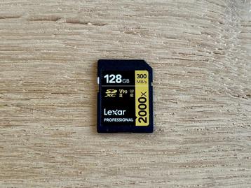 Geheugenkaart Lexar Professional 128GB SDXC UHS-II 2000x V90 beschikbaar voor biedingen