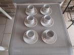 1 lot de 6 mini tasses et sous-tasses, Maison & Meubles, Tasse(s) et/ou soucoupe(s), Utilisé, Enlèvement ou Envoi