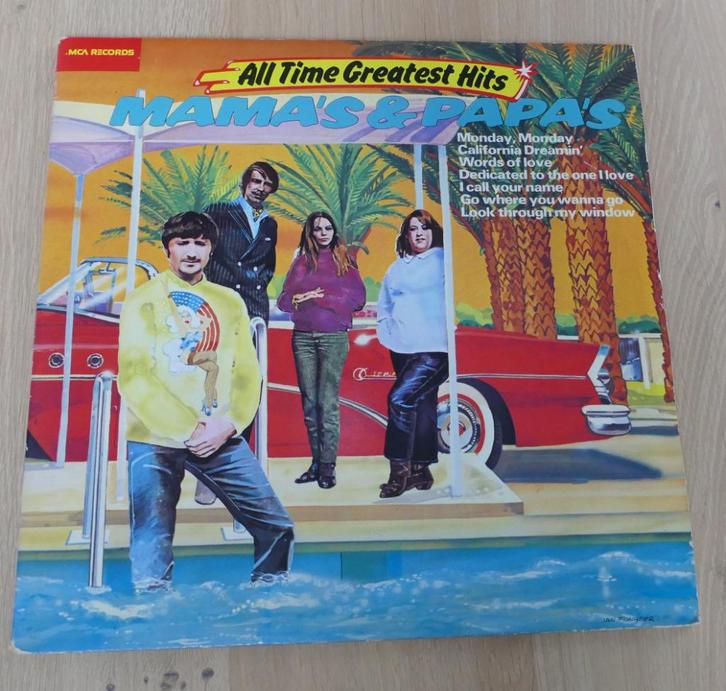 2LP  Mama's & Papa's – All Time Greatest Hits, Cd's en Dvd's, Vinyl | Pop, Zo goed als nieuw, 12 inch, Ophalen of Verzenden