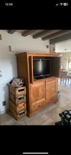 TV meubel, Huis en Inrichting, Kasten | Buffetkasten, Ophalen, Rustiek, 150 tot 200 cm, Teakhout