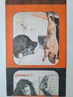 Ets in kleur Peter Sorge "Silent Killing" uit 1967, Antiek en Kunst, Kunst | Etsen en Gravures, Ophalen of Verzenden