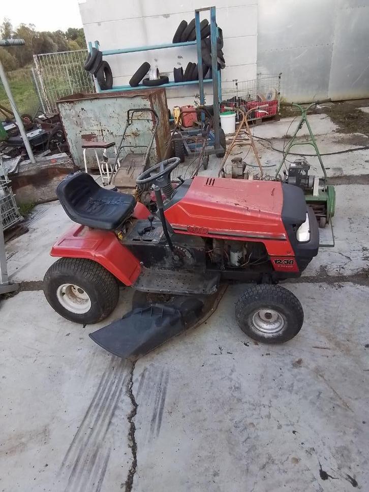 zitmaaier en grasmachine, Tuin en Terras, Zitmaaiers, Ophalen