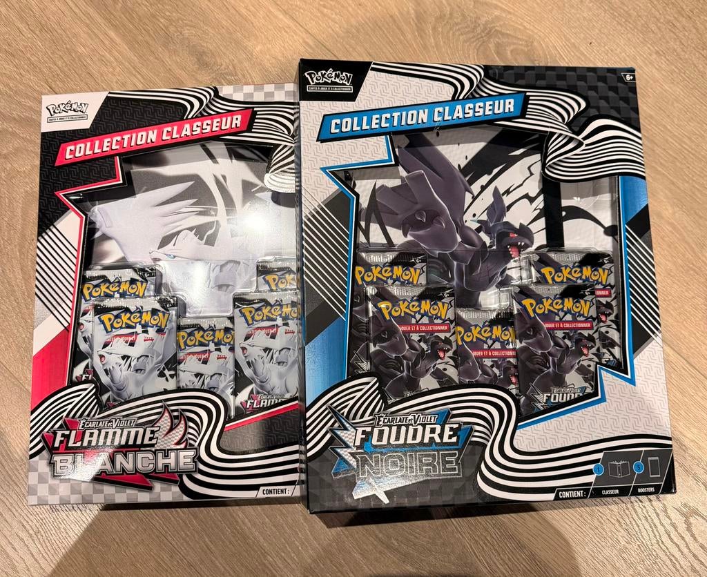 Coffret classeur Pokémon Foudre Noir / Flammes Blanches, Enlèvement ou Envoi, Comme neuf