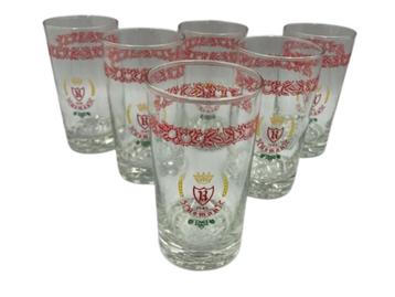 Set van 6 Roman drinkglazen  beschikbaar voor biedingen