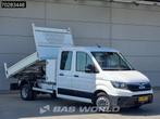 MAN TGE 5.120 Open Laadbak met Kist Dubbel Cabine Dubbelluch, Auto's, Stof, Gebruikt, Euro 6, 4 cilinders