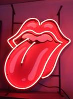 Rolling Stones tong neon mancave gameroom decoratie lamp, Ophalen of Verzenden, Nieuw, Lichtbak of (neon) lamp