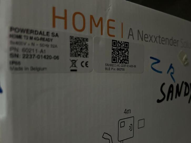 Powerdale/Nexxtender Home Wall Charger Type 2 met 7m laadkab, Elektronische apparatuur, Overige elektronische apparatuur, Zo goed als nieuw