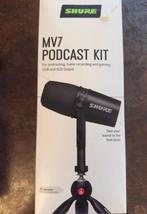 Kit de podcast Shure MV7 - Microphone, Musique & Instruments, Microphones, Sans fil, Comme neuf, Micro studio, Enlèvement ou Envoi