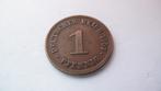 1 pfennig 1907 D, Timbres & Monnaies, Monnaies | Europe | Monnaies non-euro, Enlèvement