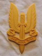 plaque Who dares wins en PLA, Emblème ou Badge, Armée de terre, Envoi