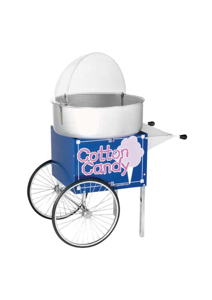 Verhuur Professionele Suikerspinmachine op kar, Hobby en Vrije tijd, Feestartikelen | Verhuur, Nieuw, Ophalen