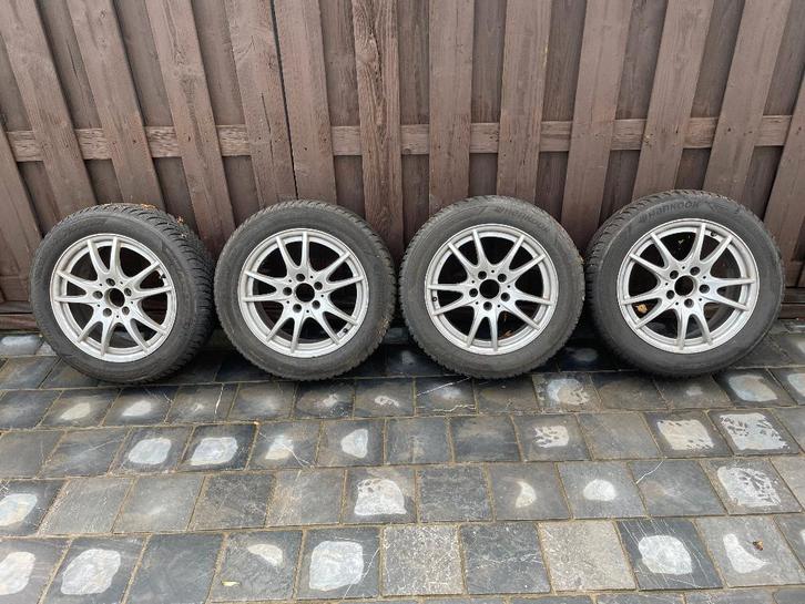 Jantes alu 16" Mercedes B200 + pneus hiver TB état, Auto-onderdelen, Banden en Velgen, Banden en Velgen, Winterbanden, 16 inch