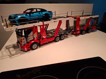 Lego Technic Auto transporter 42098, Kinderen en Baby's, Speelgoed | Duplo en Lego, Ophalen, Gebruikt, Complete set, Lego