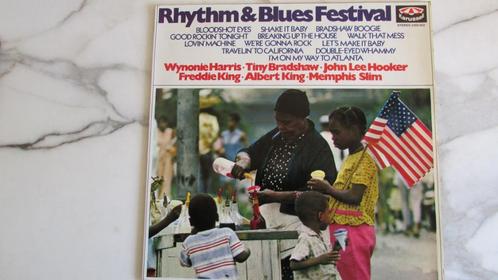 vinyl LP  Rhythm & Blues Festival...John Lee Hooker..., Cd's en Dvd's, Vinyl | Jazz en Blues, Zo goed als nieuw, Blues, 1960 tot 1980