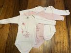 3 Bodys longue manche 74cm (1an), Ophalen, Nacht- of Onderkleding, Meisje, Petit Bateau