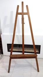 zeldzame zeer brede en stevige antieke schildersezel, Hobby en Vrije tijd, Schilderen, Ophalen, Zo goed als nieuw, Ezel