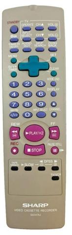 Sharp Video Cassette Recorder G0247AJ afstandsbediening VHS, Verzenden, Zo goed als nieuw, Vhs