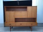 Vintage Teak Cabinet van Lefevre Omer meubel fabriek 1960, Enlèvement ou Envoi, Comme neuf