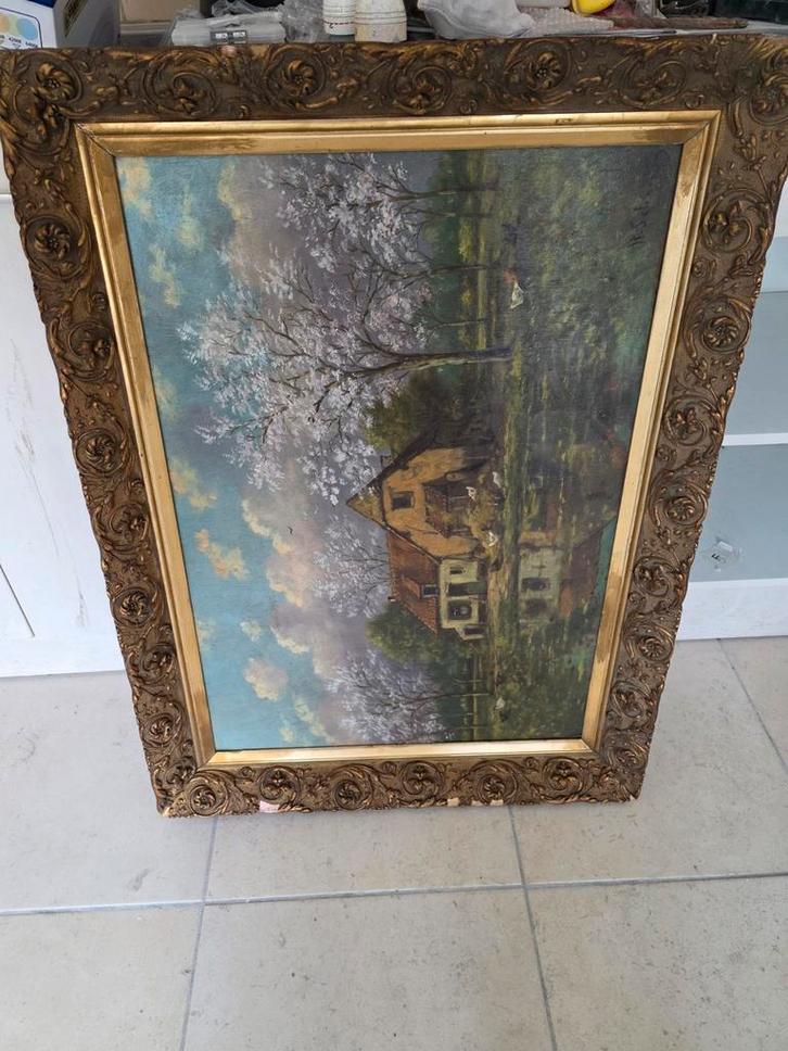 Toile ancienne, Antiquités & Art, Art | Peinture | Classique, Enlèvement ou Envoi