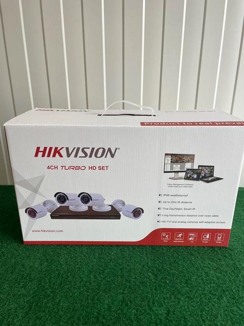 Nieuwe Hikvision CCTV beveiliging camera set van 4, Audio, Tv en Foto, Videobewaking, Nieuw, Ophalen