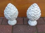 dennenappel, gepatineerde terracottakool, het paar!, Tuin en Terras, Ophalen, Nieuw