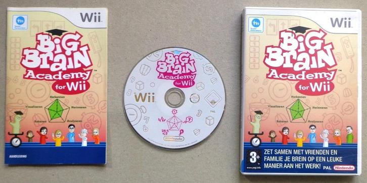 Big Brain Academy voor de Nintendo Wii Compleet, Games en Spelcomputers, Games | Nintendo Wii, Zo goed als nieuw, Ophalen of Verzenden