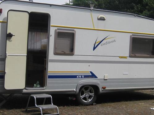 Caravan Burstner type 4730TL jaartal 2003., Caravans en Kamperen, Caravans, Particulier, tot en met 4, 1000 - 1250 kg, Treinzit