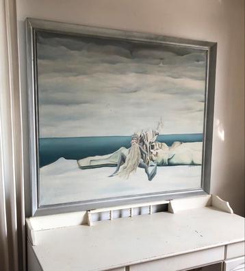 Schilderij kunstschilder Johan Van Vlaenderen, Enlèvement