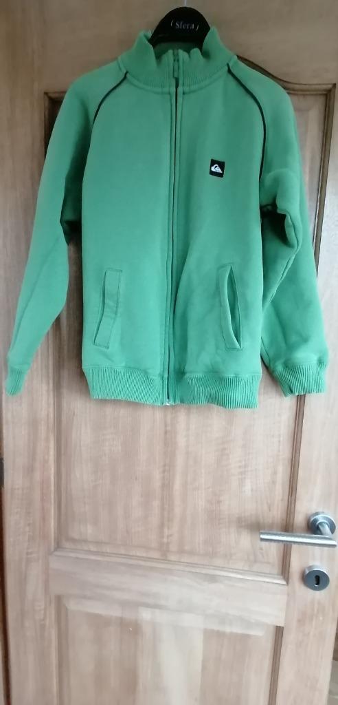 Pull manches longues vert 14 ans, Kinderen en Baby's, Kinderkleding | Maat 158, Gebruikt, Jongen, Shirt of Longsleeve, Ophalen of Verzenden