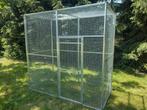 volière vogelkooi ruime buitenren 2 m L  x 1 m  B x 2 m H, Nieuw, Ophalen of Verzenden, Volière, Aluminium