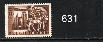 Timbre neuf ** Belgique N 631