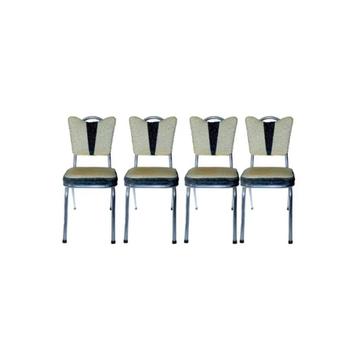 4 vintage COOEY 1950 stoelen beschikbaar voor biedingen