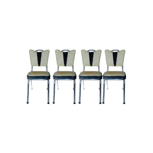 4 vintage COOEY 1950 stoelen, Antiek en Kunst, Antiek | Meubels | Stoelen en Sofa's, Ophalen