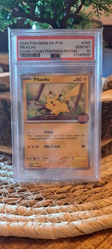 Pikachu Choki Choki Pokemon Promo PSA 10 (Pop 7) disponible aux enchères